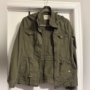 Ashley By 26 International Olive Utility Jacket
